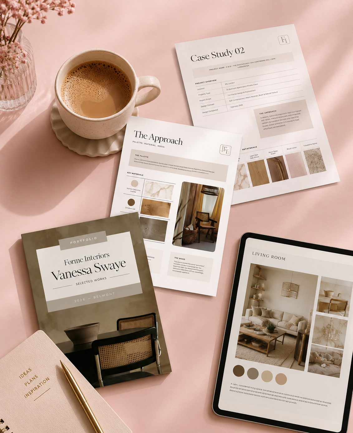Elegant Interior Design Portfolio Template