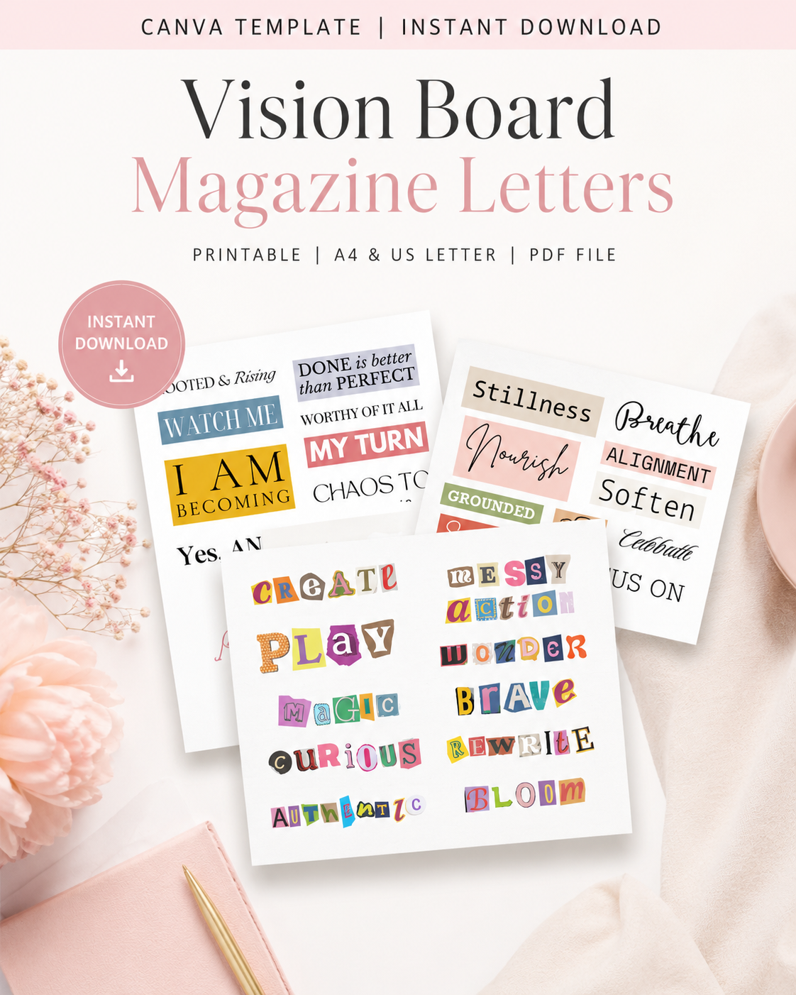 Vision Board Creator Kit