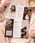 Luxury Beauty Brochure Template | Canva Editable Spa & Salon Marketing Kit