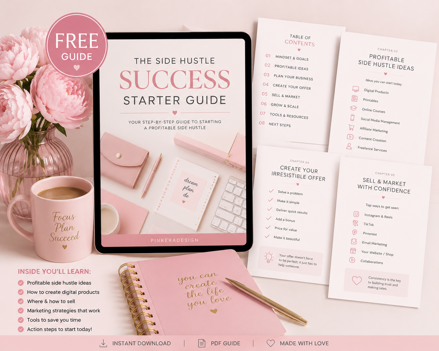 Side Hustle Success Starter Guide (FREE)